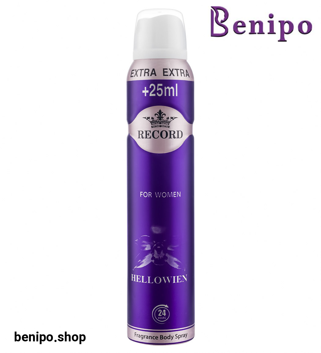 اسپری بدن زنانه مدل Hellowien حجم 225میل