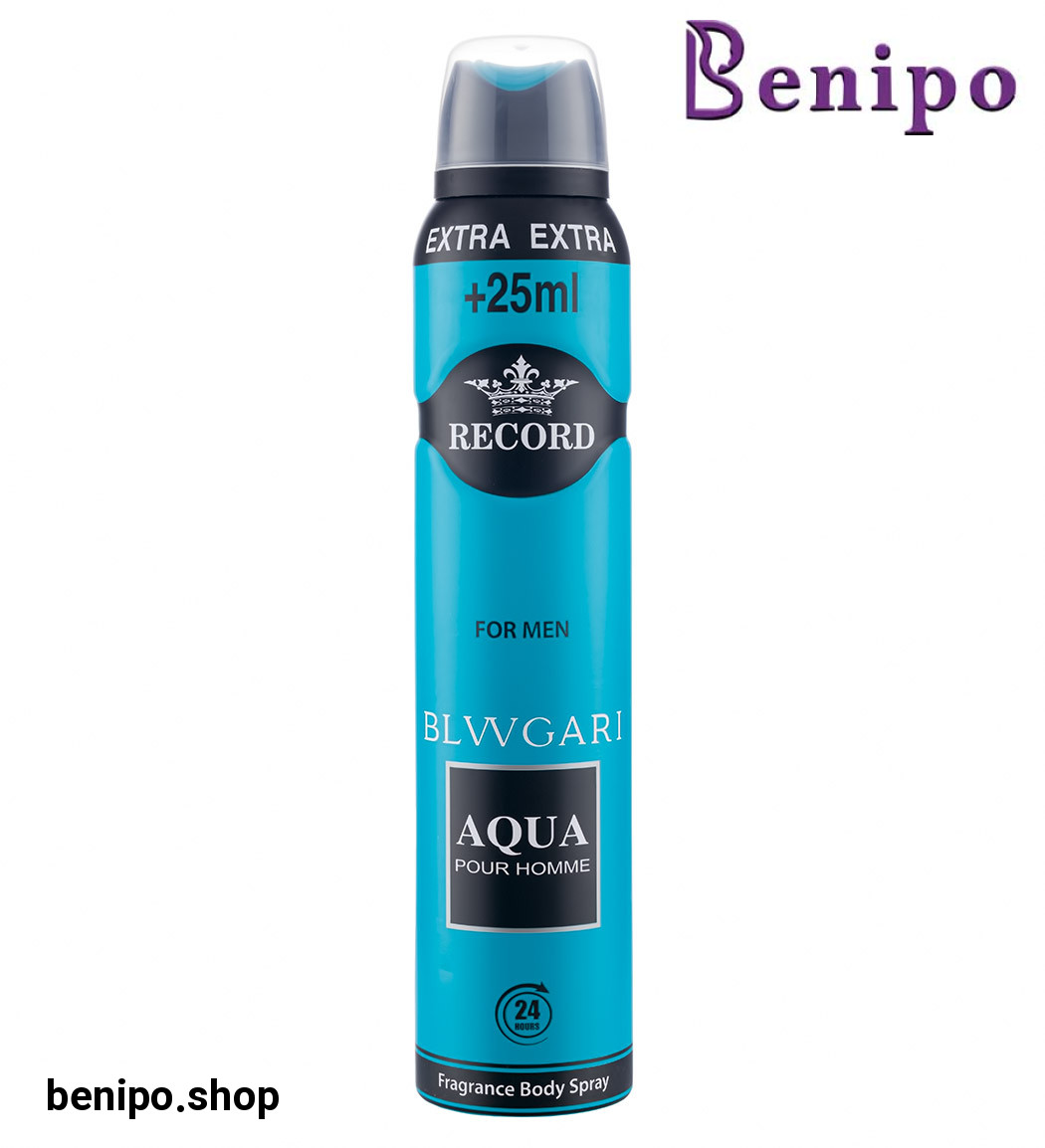 اسپری دئودورانت مردانه آکوا حجم 225میل