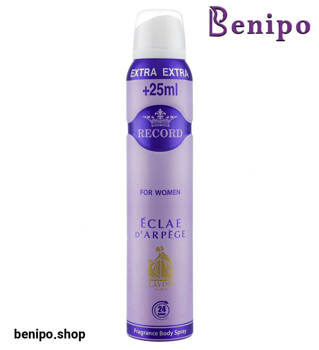 اسپری دئودورانت زنانه Eclae حجم 225میل