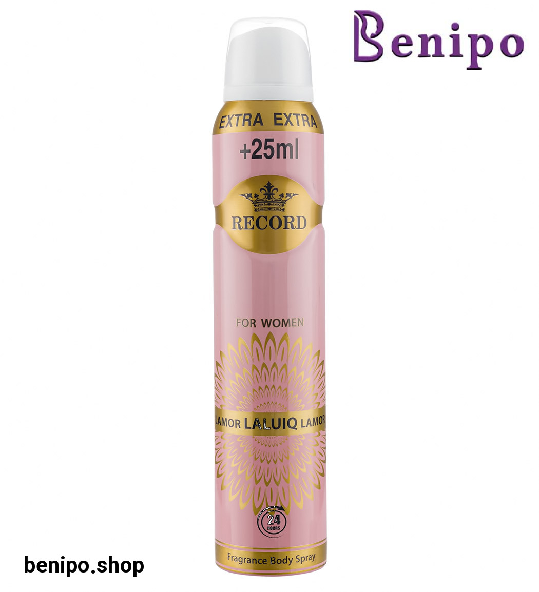 اسپری دئودورانت زنانه Lamor حجم 225میل