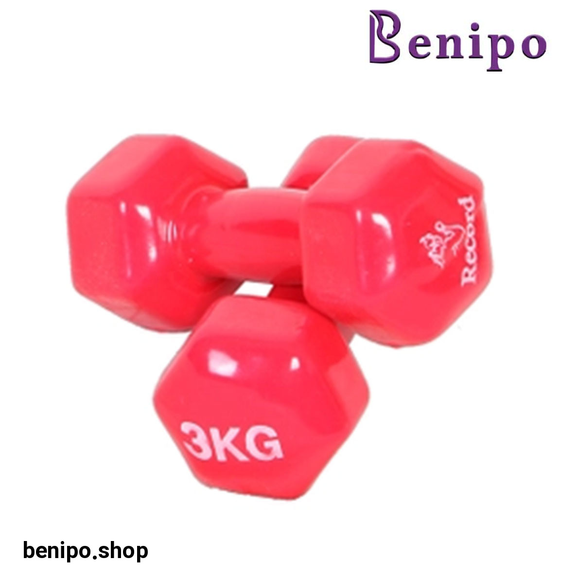 دمبل مدل Record01 وزن 3 کیلوگرم بسته 2 عددی