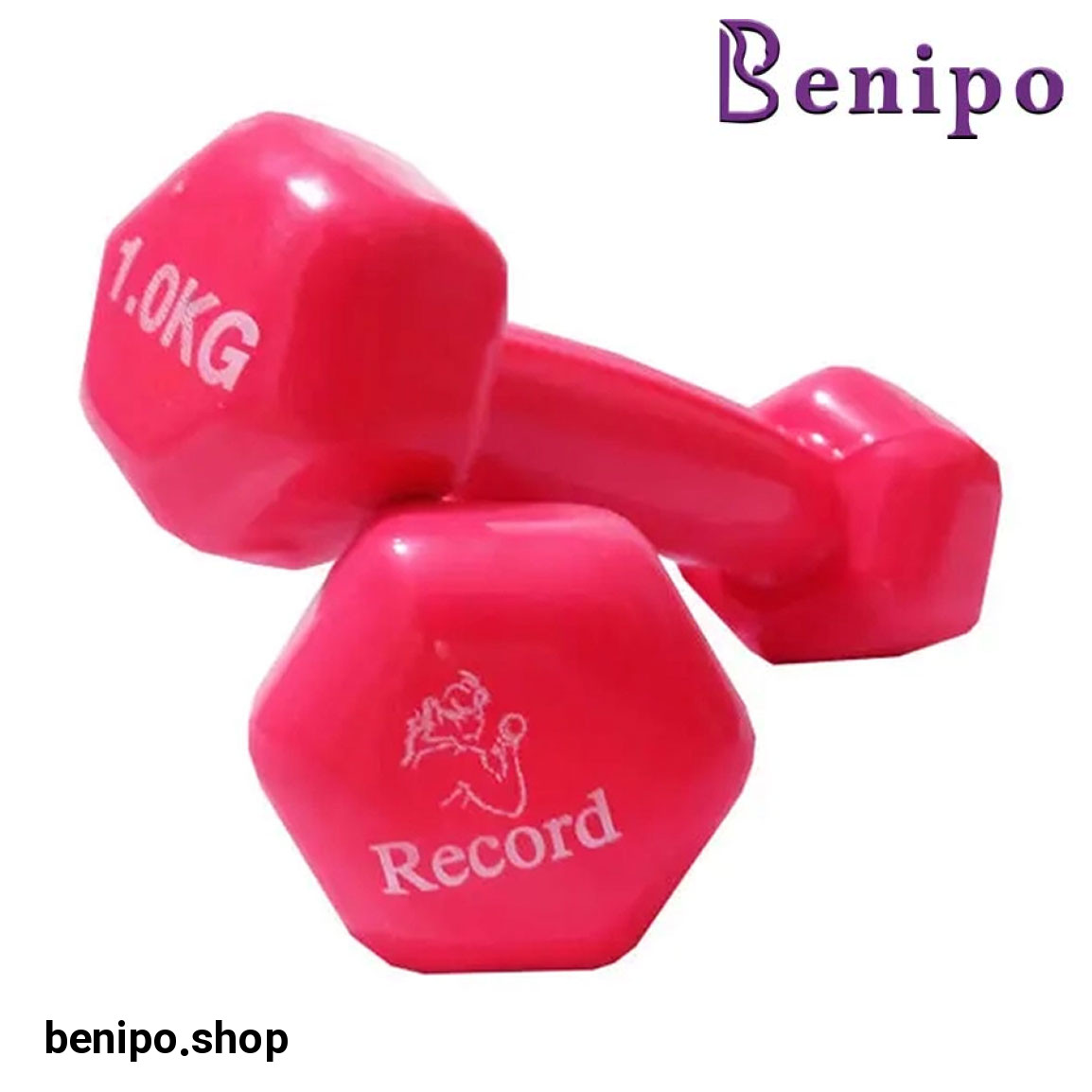 دمبل مدل Record02 وزن 1 کیلو گرم بسته 2 عددی