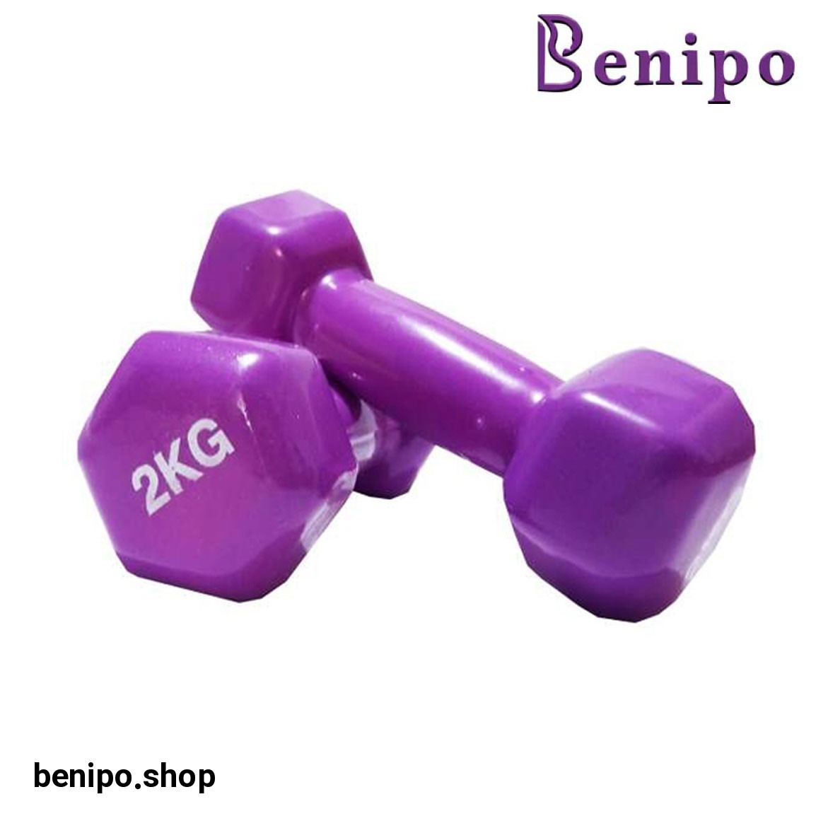 دمبل مدل Record03 وزن 2 کیلو گرم بسته 2 عددی