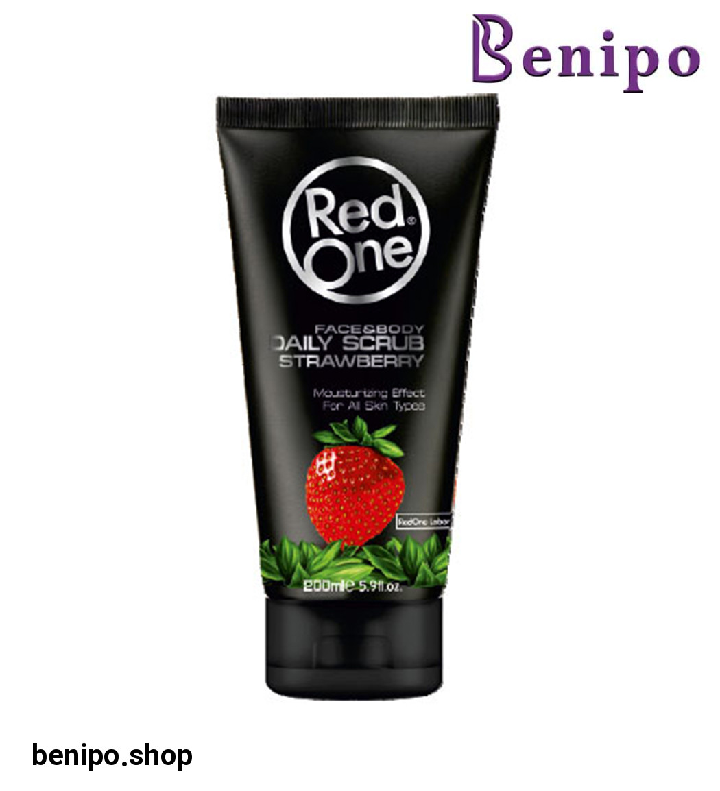 اسکراب لایه بردار صورت وبدن توت فرنگی 200میل