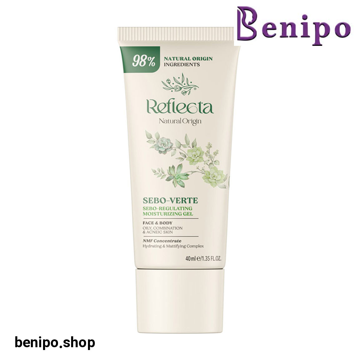 ژل مرطوب کننده صورت و بدن مناسب پوست چرب، مختلط و دارای آکنه حجم 40 میلی لیتر