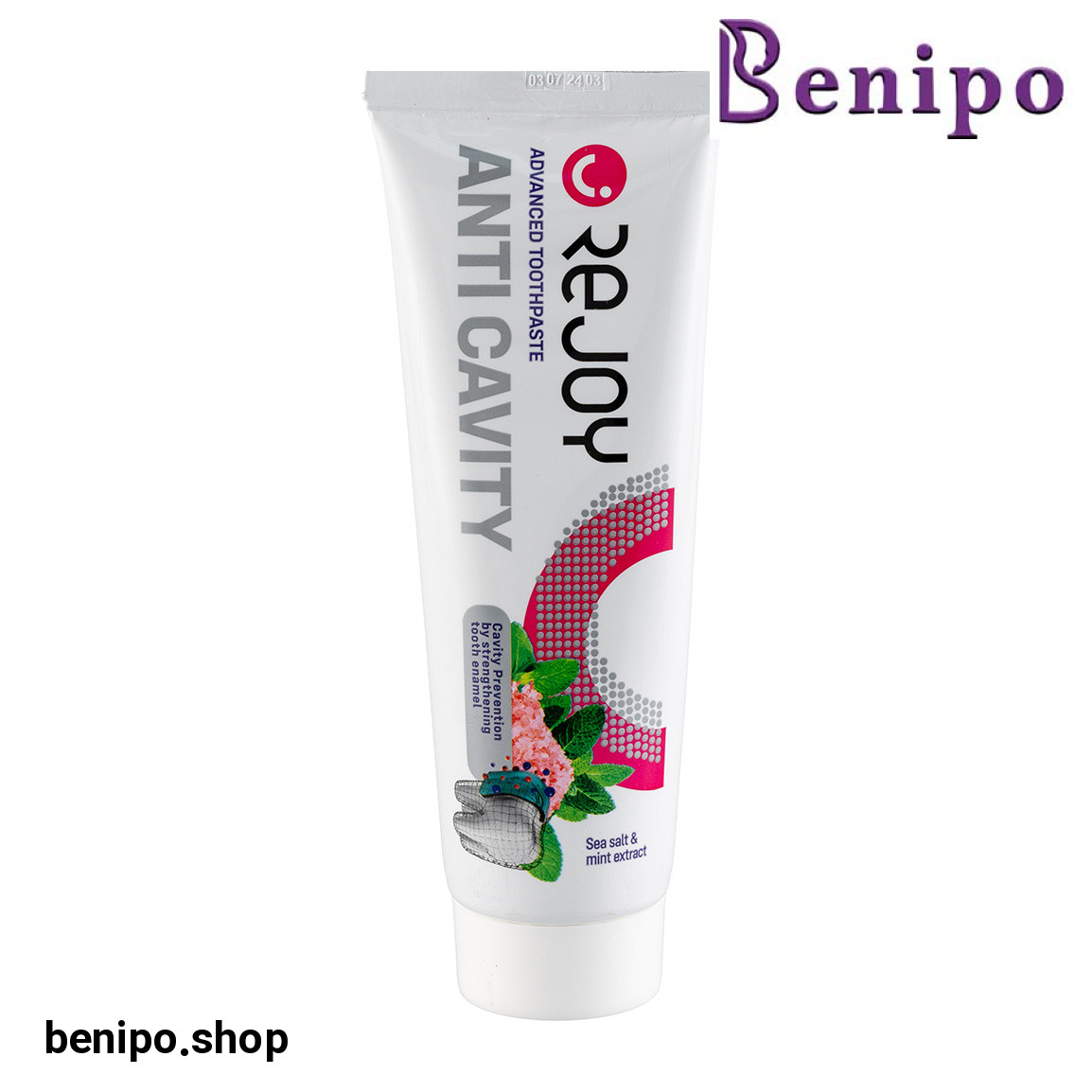 خمیر دندان کامل مدل 7 کاره با عصاره نعنا حجم 100 گرم