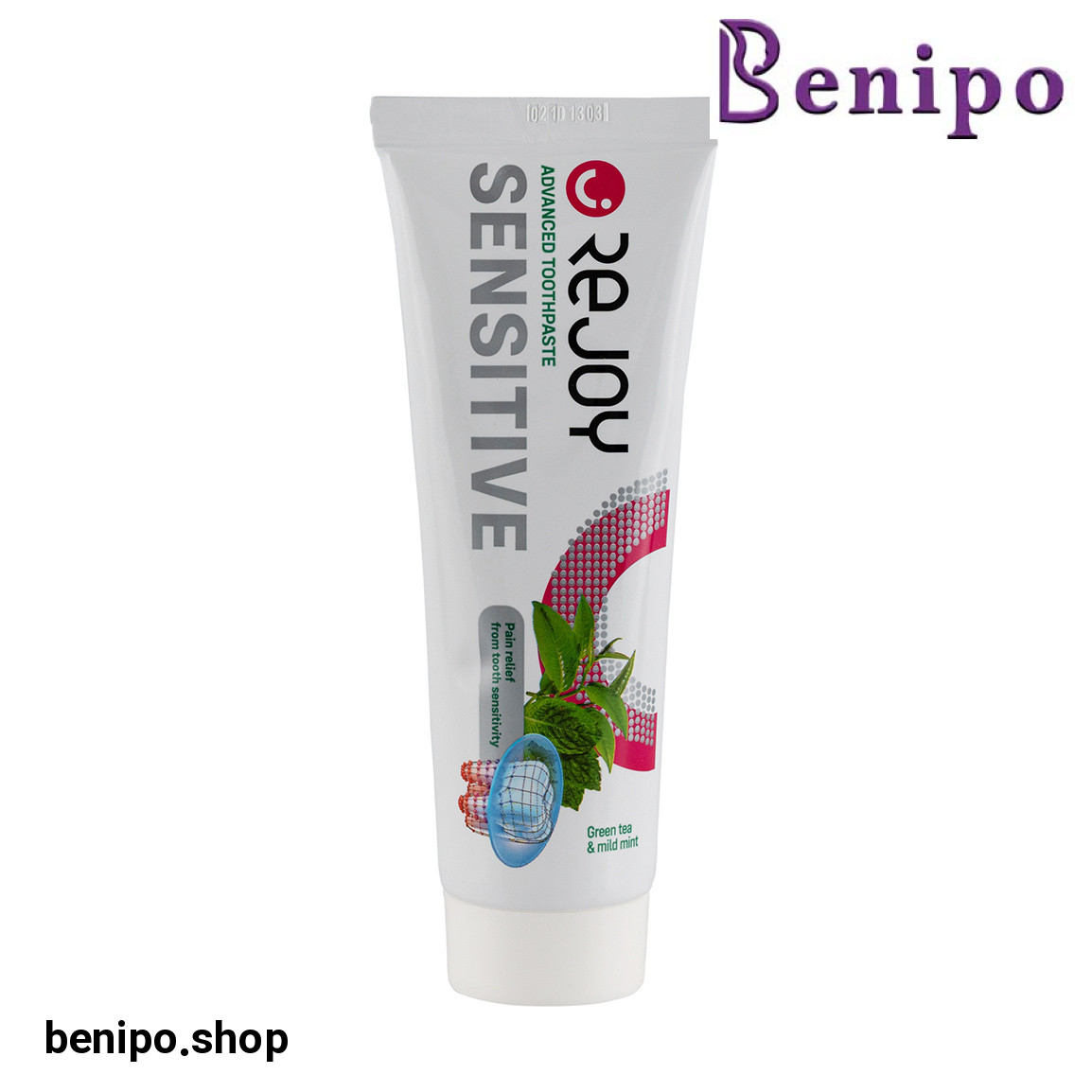 خمیر دندان مناسب دندان حساس با عصاره چای سبز و نعنا حجم 100 گرم