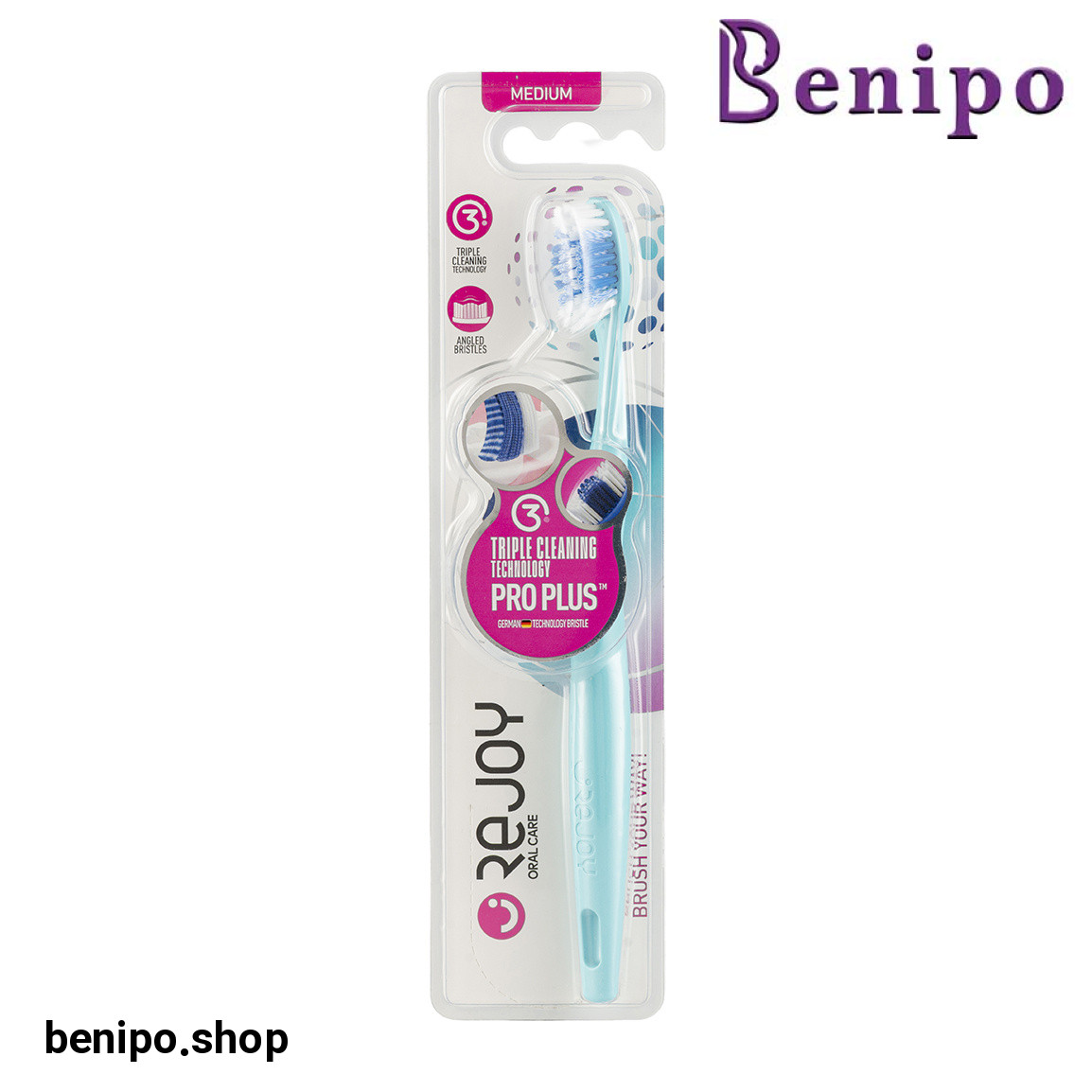 مسواک مدل Pro Plus با برس متوسط
