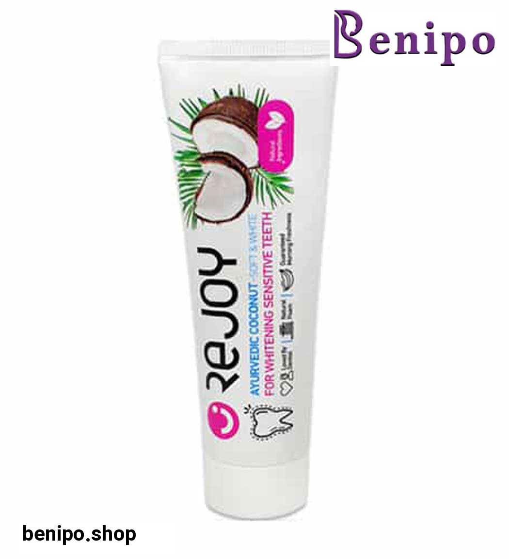 خمیر دندان سفید کننده روزانه دندان های حساس حاوی عصاره نارگیل 100گرم