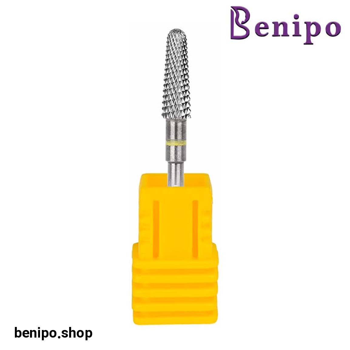 سر سوهان الماسه کاجی سرگرد مدل A11 نوار زرد