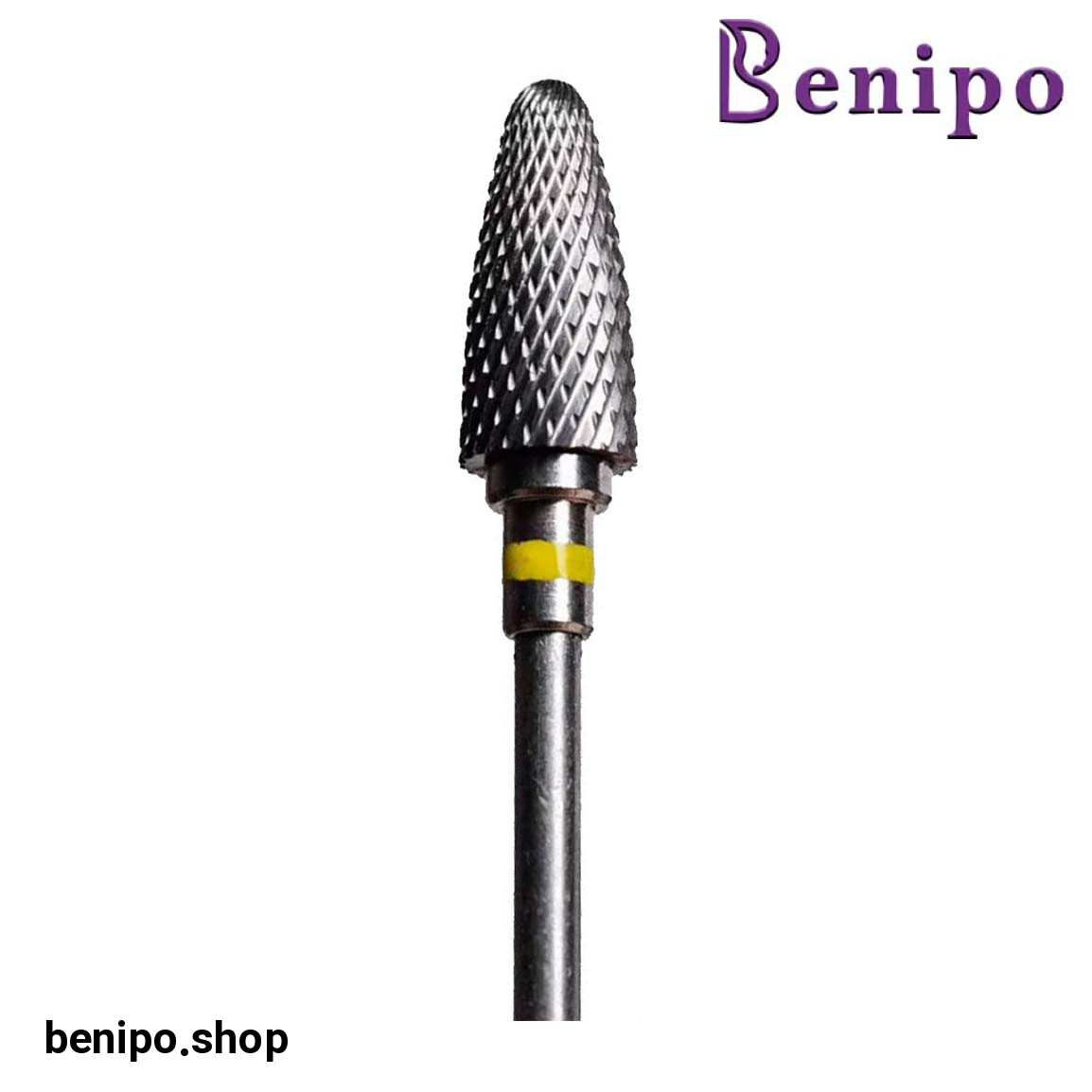 سر سوهان الماسه کاجی سرگرد مدل A17 نوار زرد