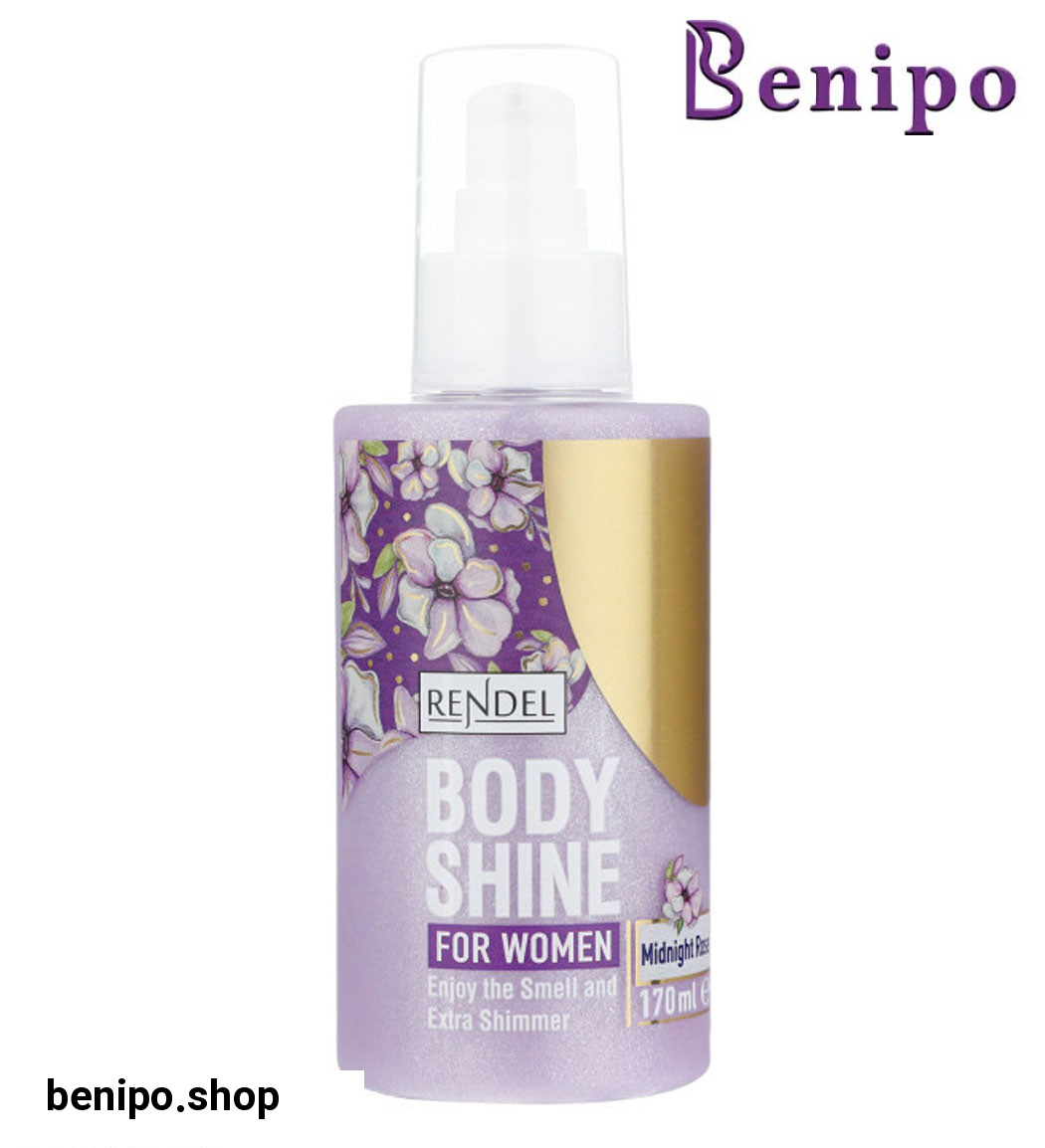 بادی اسپلش زنانه سری بادی شاین مدل Midnight Rose حجم 170میل