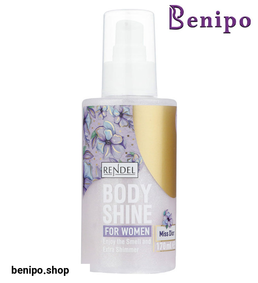 بادی اسپلش زنانه سری بادی شاین مدل Miss Dior حجم 170میل