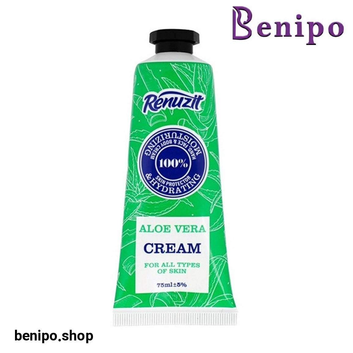 کرم آبرسان و مرطوب کننده حاوی آلوئه ورا حجم 75 میلی لیتر