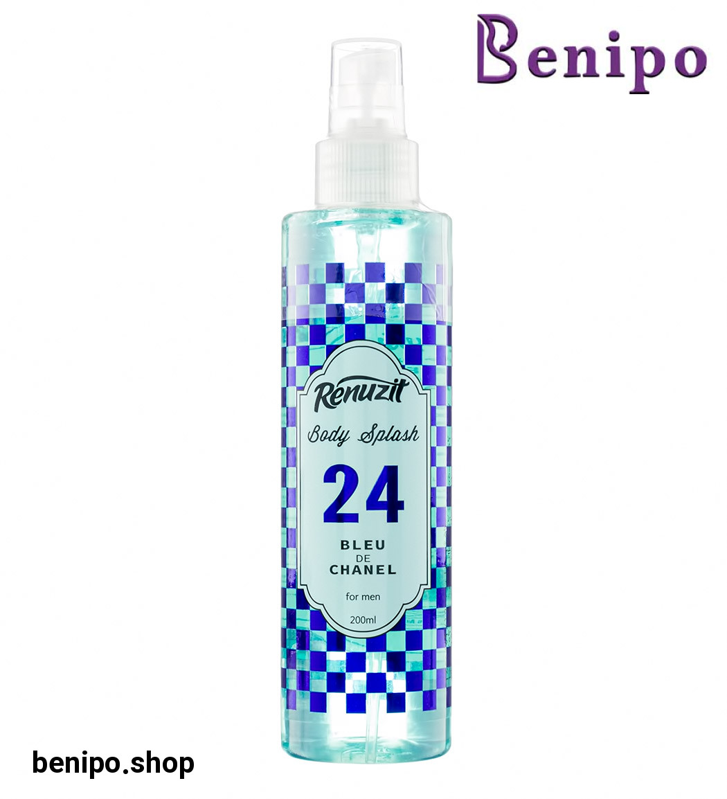 بادی اسپلش خوشبوکننده بدن مردانه Blue De Chanel حجم 200میل