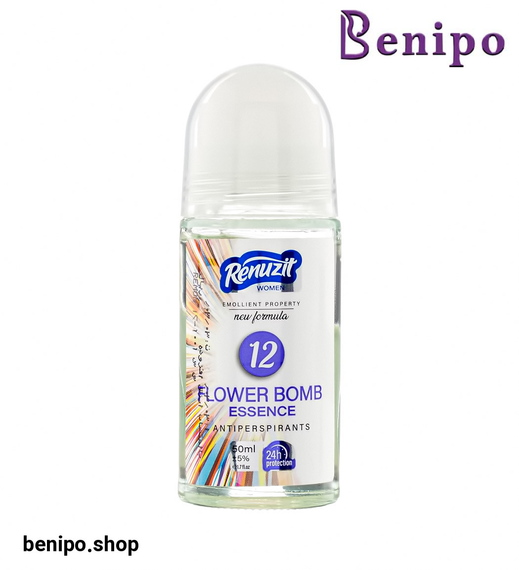 مام رول ضد تعریق زنانه فلاور بمب 50ميل