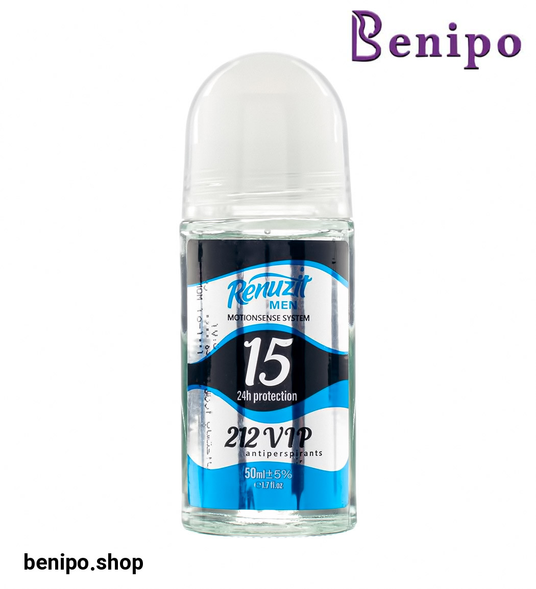 مام رول ضد تعریق مردانه VIP2 212 حجم 50میل
