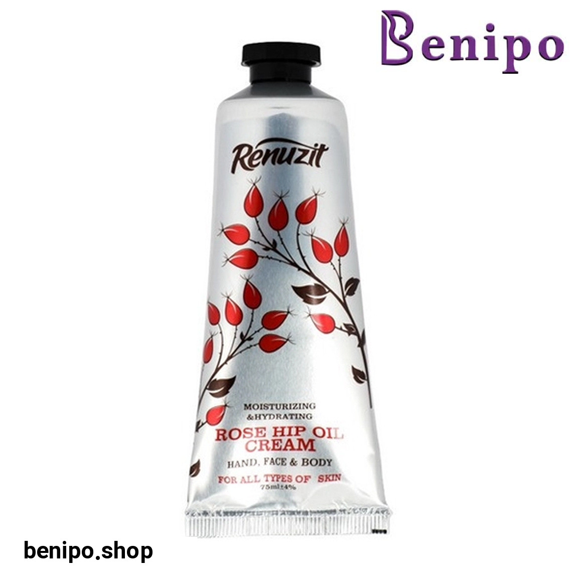 کرم آبرسان و مرطوب کننده حاوی روغن رز هیپ حجم 75 میلی لیتر