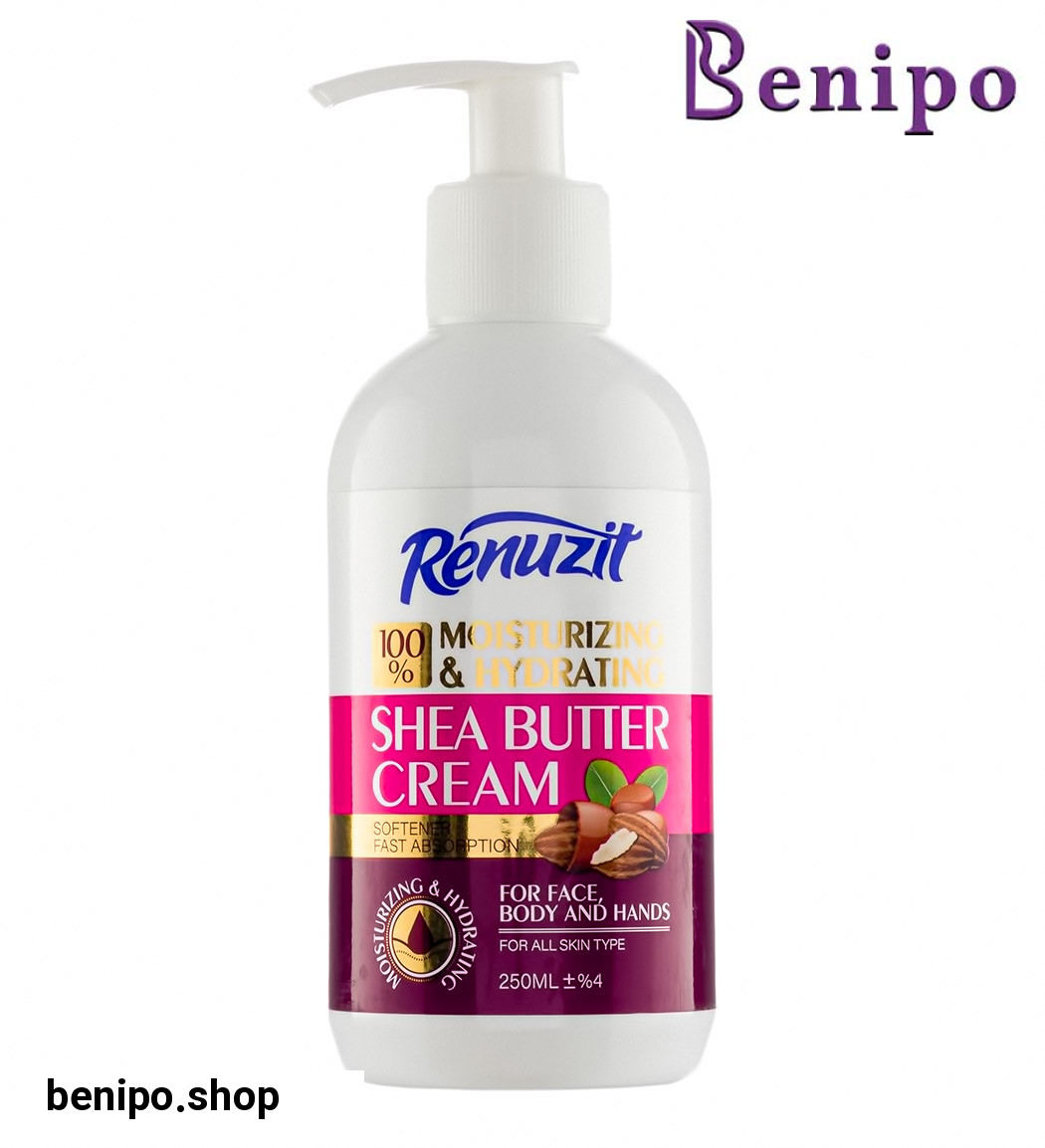 کرم آبرسان و مرطوب کننده پمپی حاوی روغن شی باتر 250میل