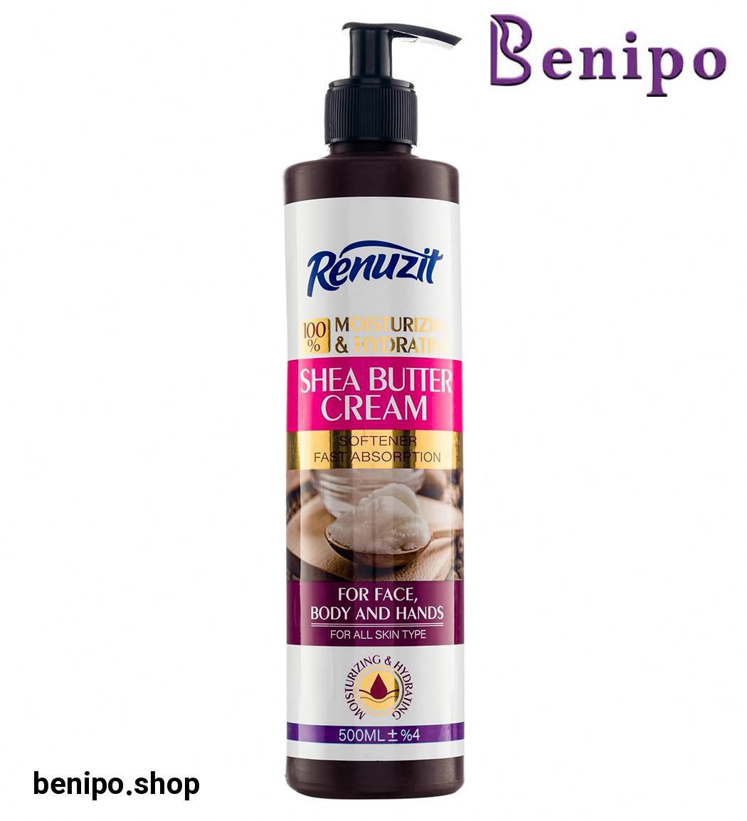 کرم آبرسان و مرطوب کننده پمپی حاوی روغن شی باتر 500میل