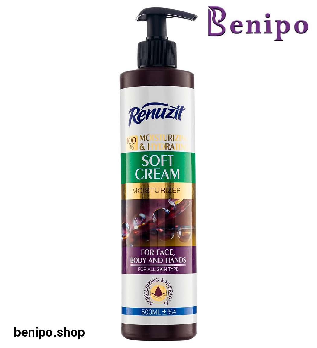 کرم آبرسان و مرطوب کننده پمپی Soft حجم 500میل