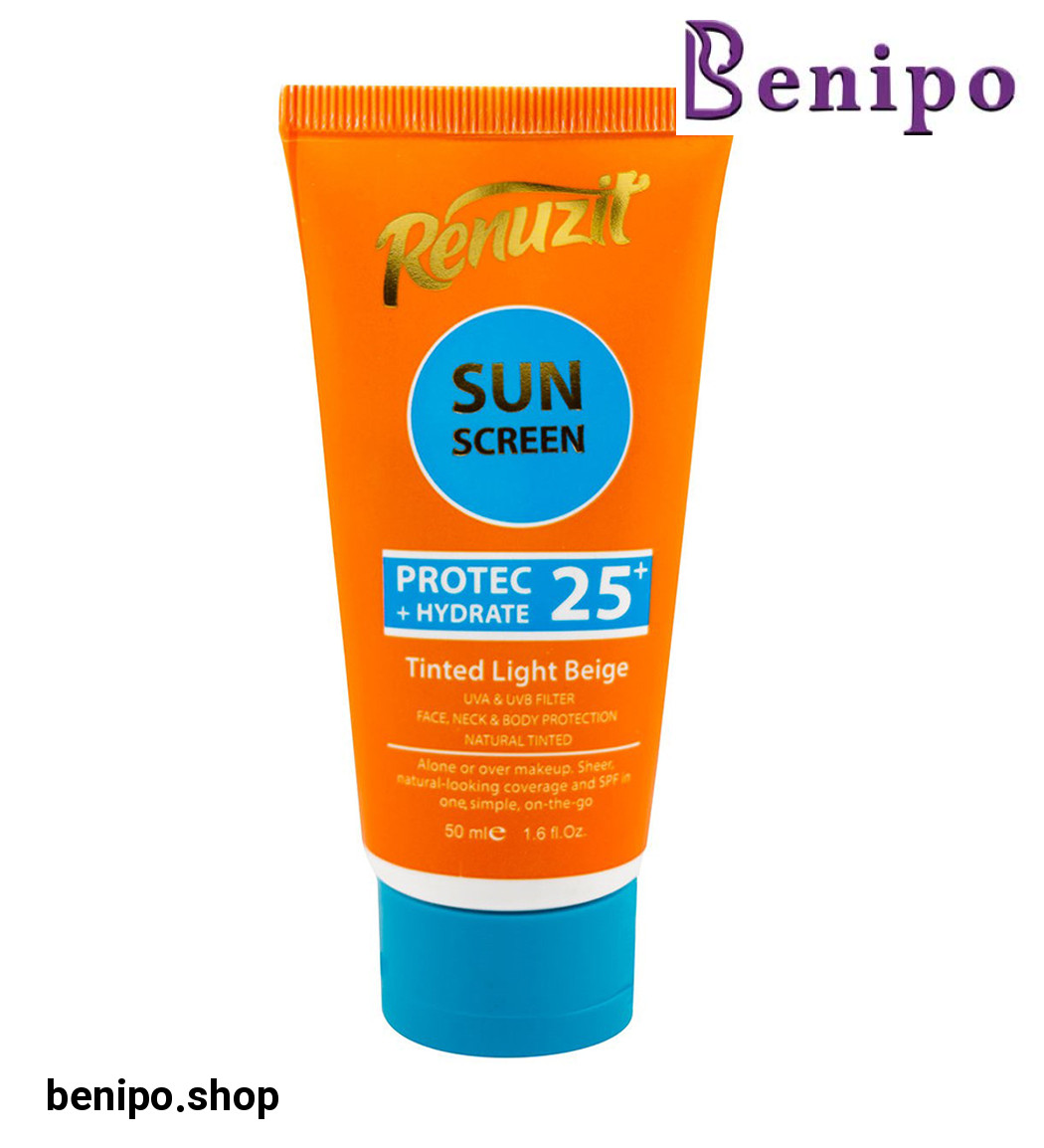 کرم ضد آفتاب SPF25 رنگی بژ روشن 50میل