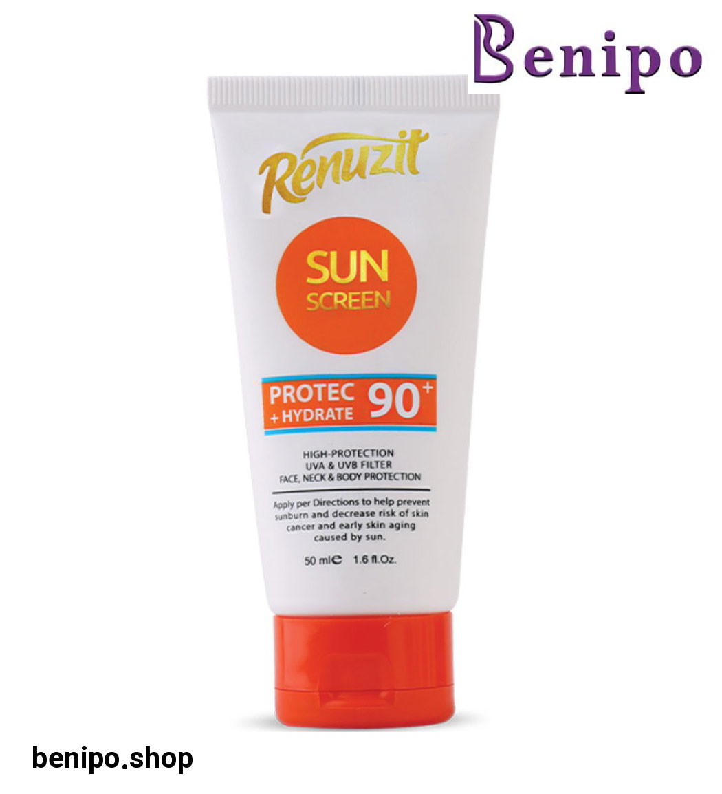 کرم ضد آفتاب SPF90 بی رنگ 50میل