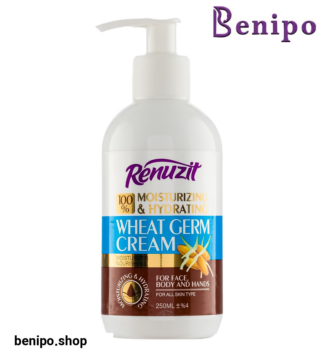 کرم آبرسان و مرطوب کننده پمپی حاوی عصاره جوانه گندم 250میل