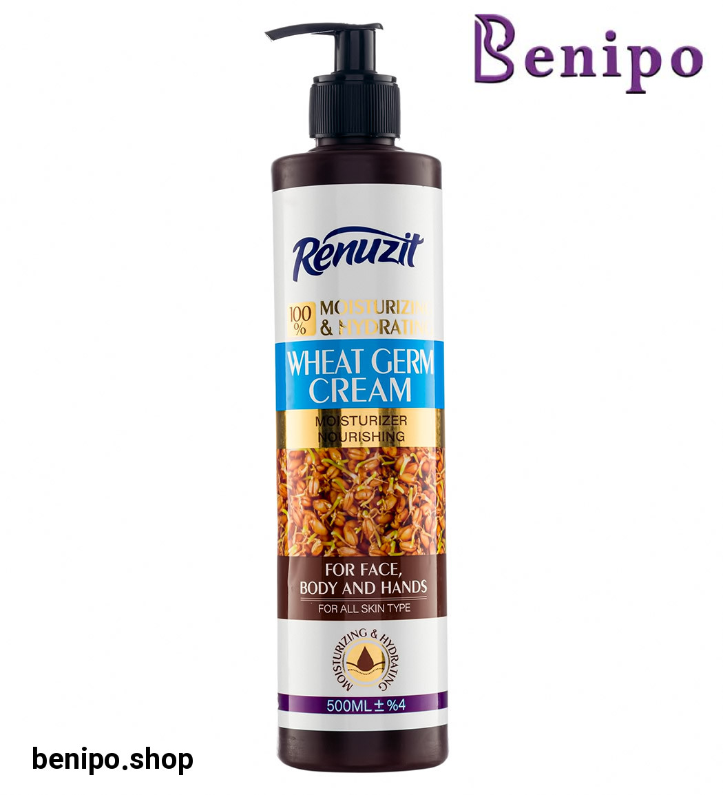 کرم آبرسان و مرطوب کننده پمپی حاوی عصاره جوانه گندم 500میل