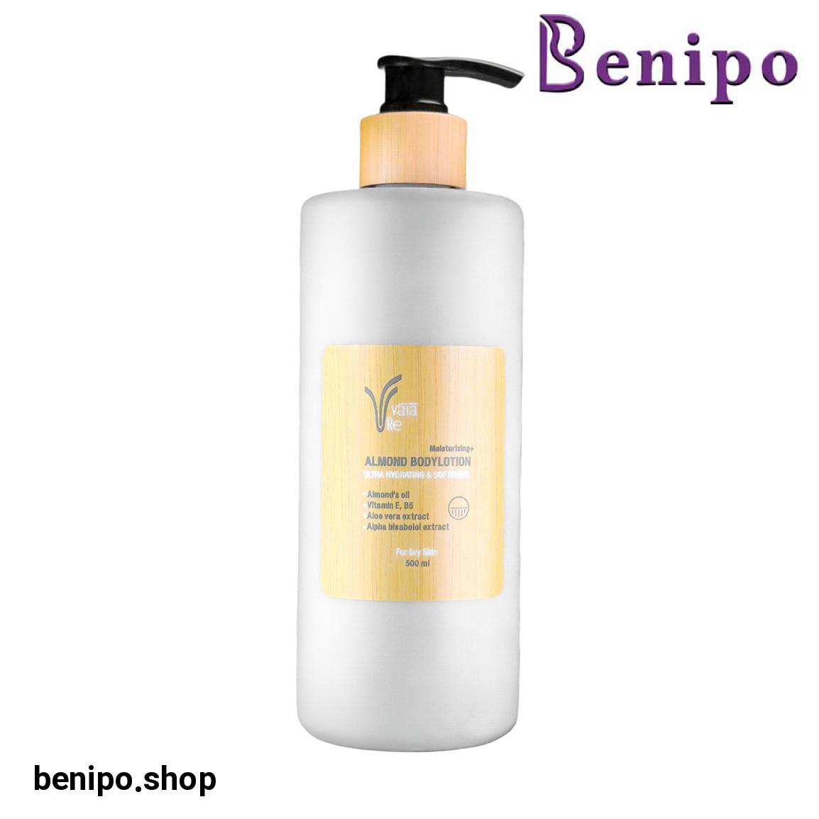 لوسیون نرم کننده و آبرسان بدن آقایان حاوی روغن بادام مناسب پوست خشک حجم 500 میلی لیتر