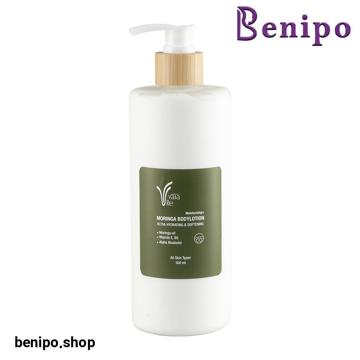 لوسیون بدن زنانه مناسب انواع پوست حجم 500 میلی لیتر