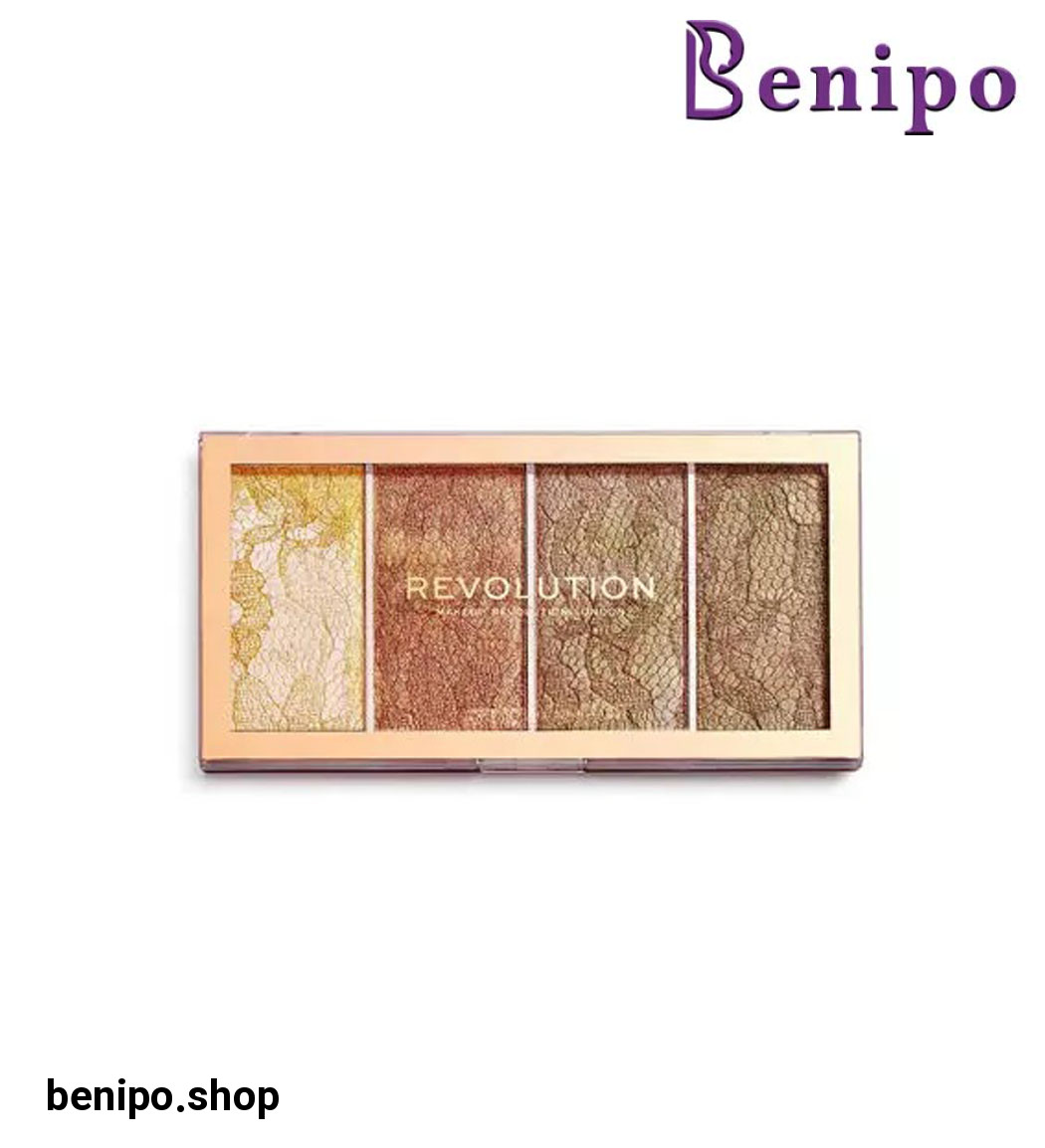 پالت هایلایتر پودری 4 تایی مدل وینتیج لیس