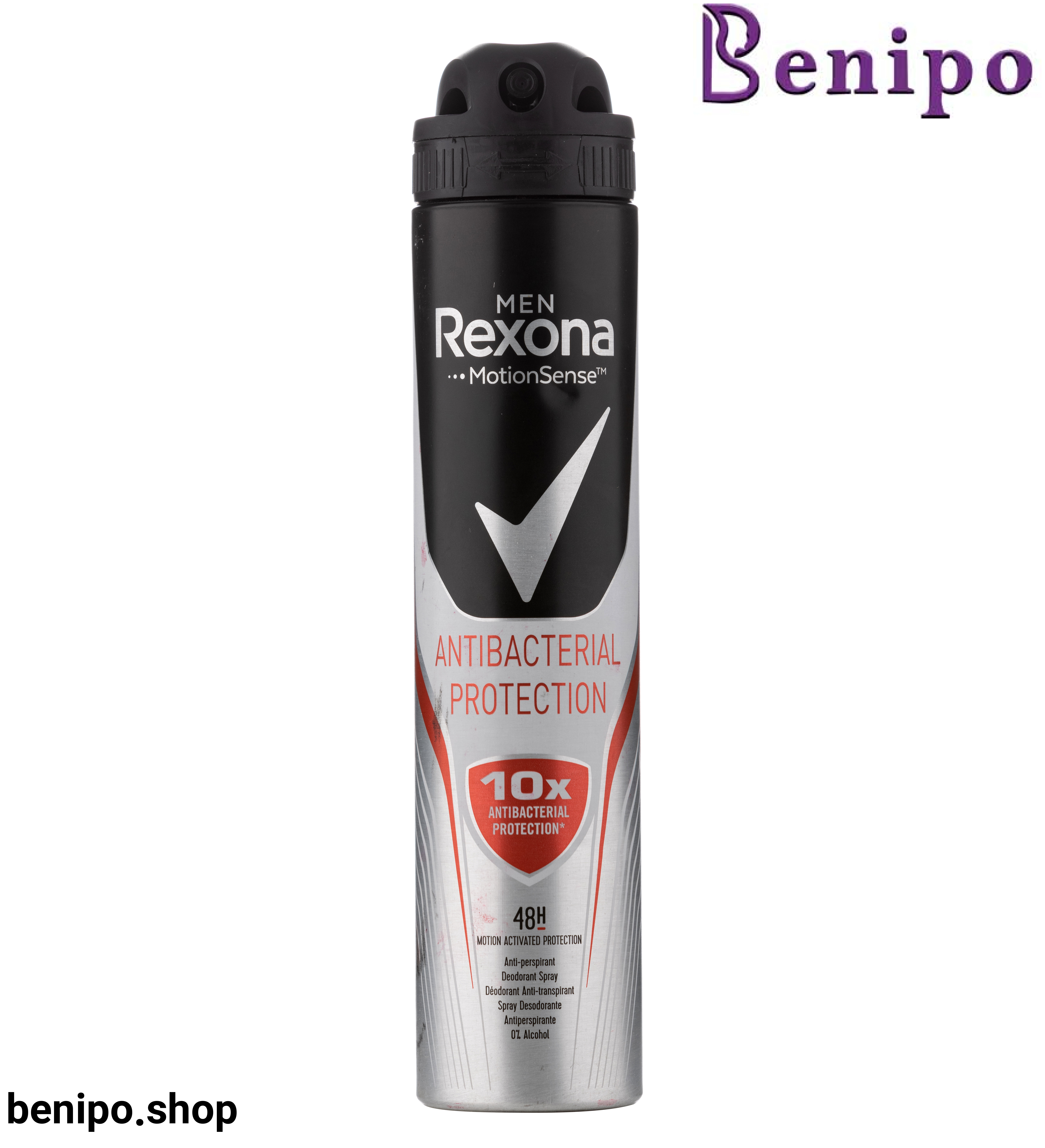 اسپری دئودورانت مردانه مدل Antibacterial 10x حجم 200 میل