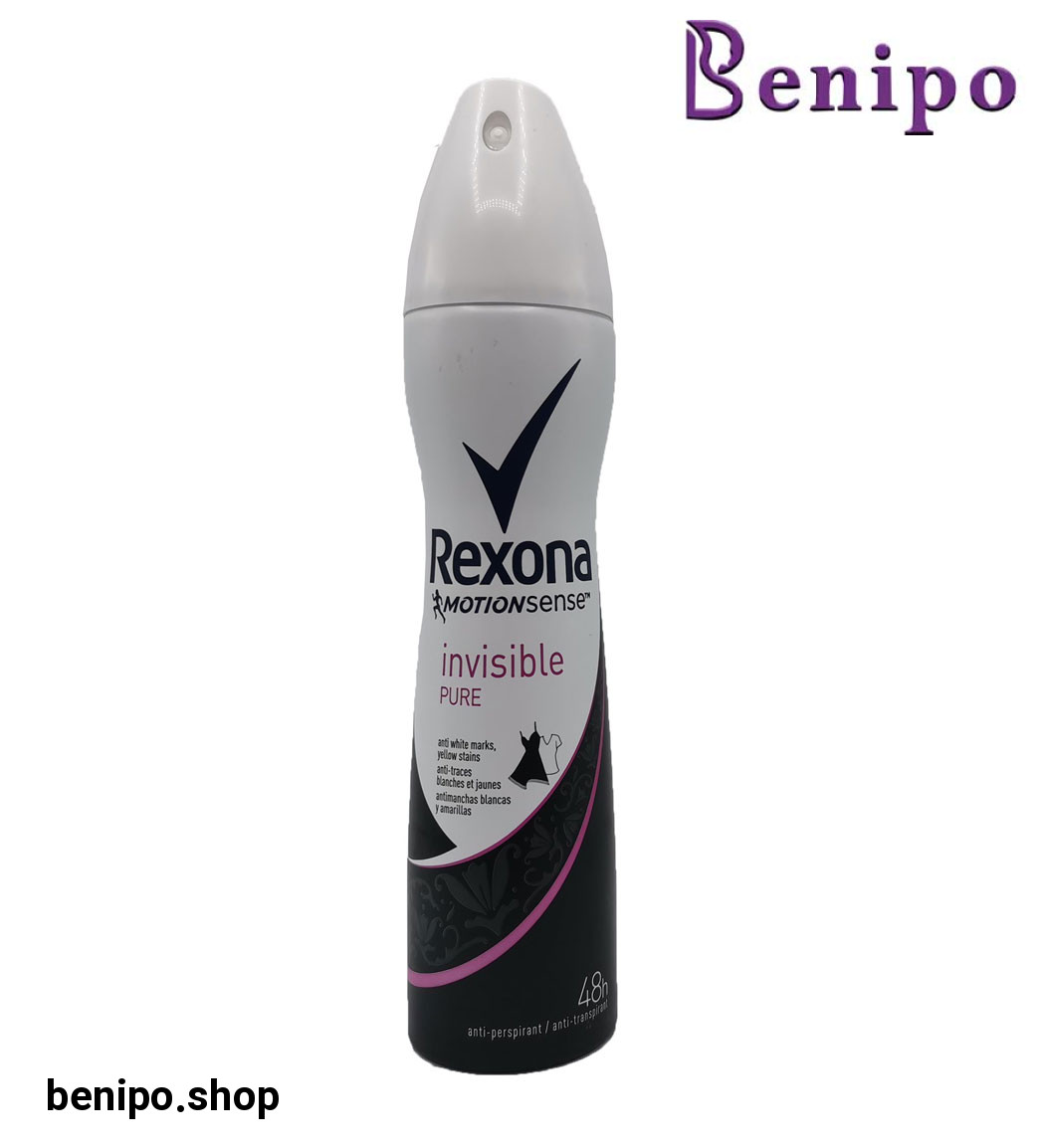 اسپری دئودورانت زنانه مدل Invisible Pure حجم 200 میل