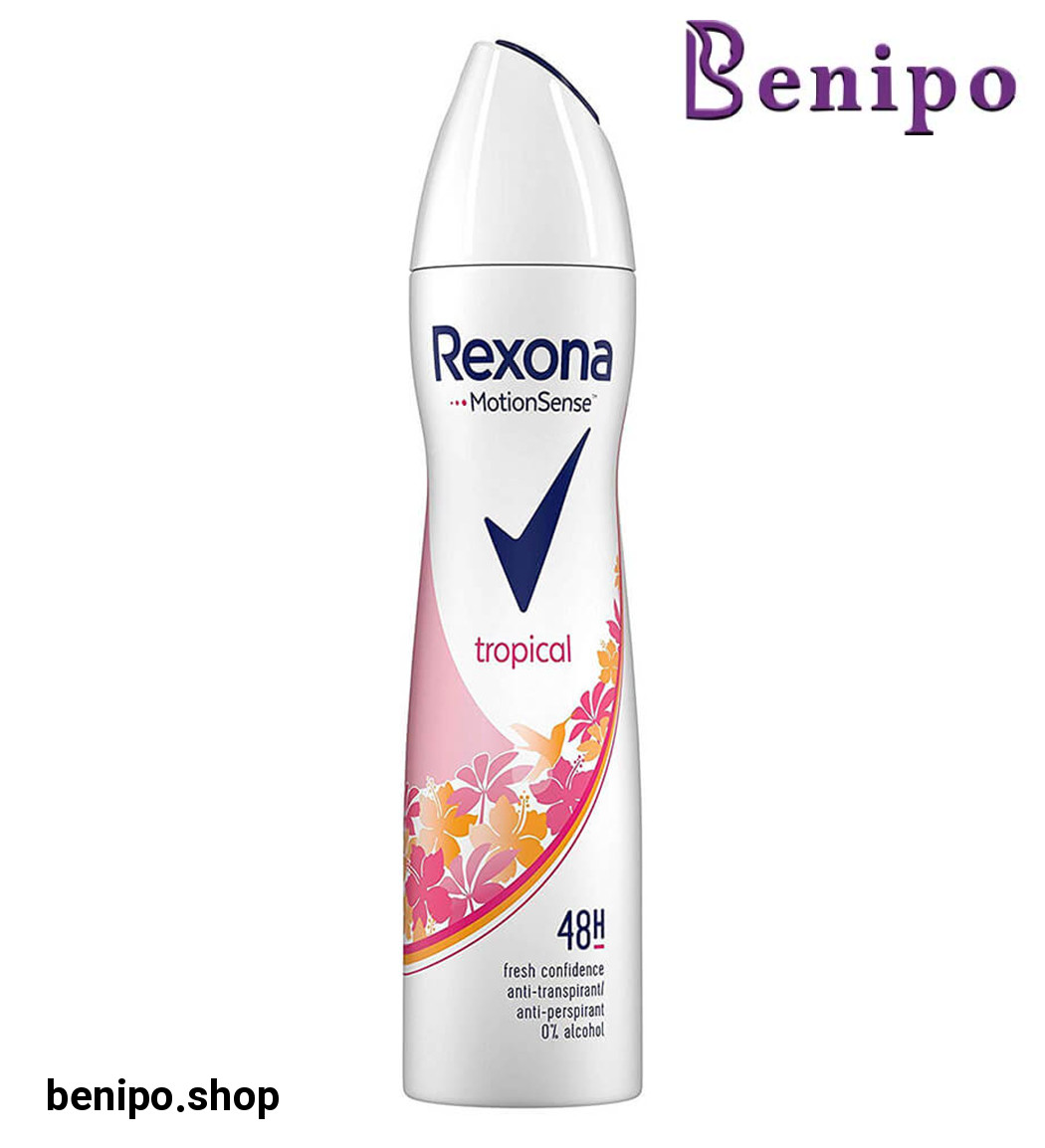 اسپری زنانه رکسونا مدل Tropical حجم 200میل