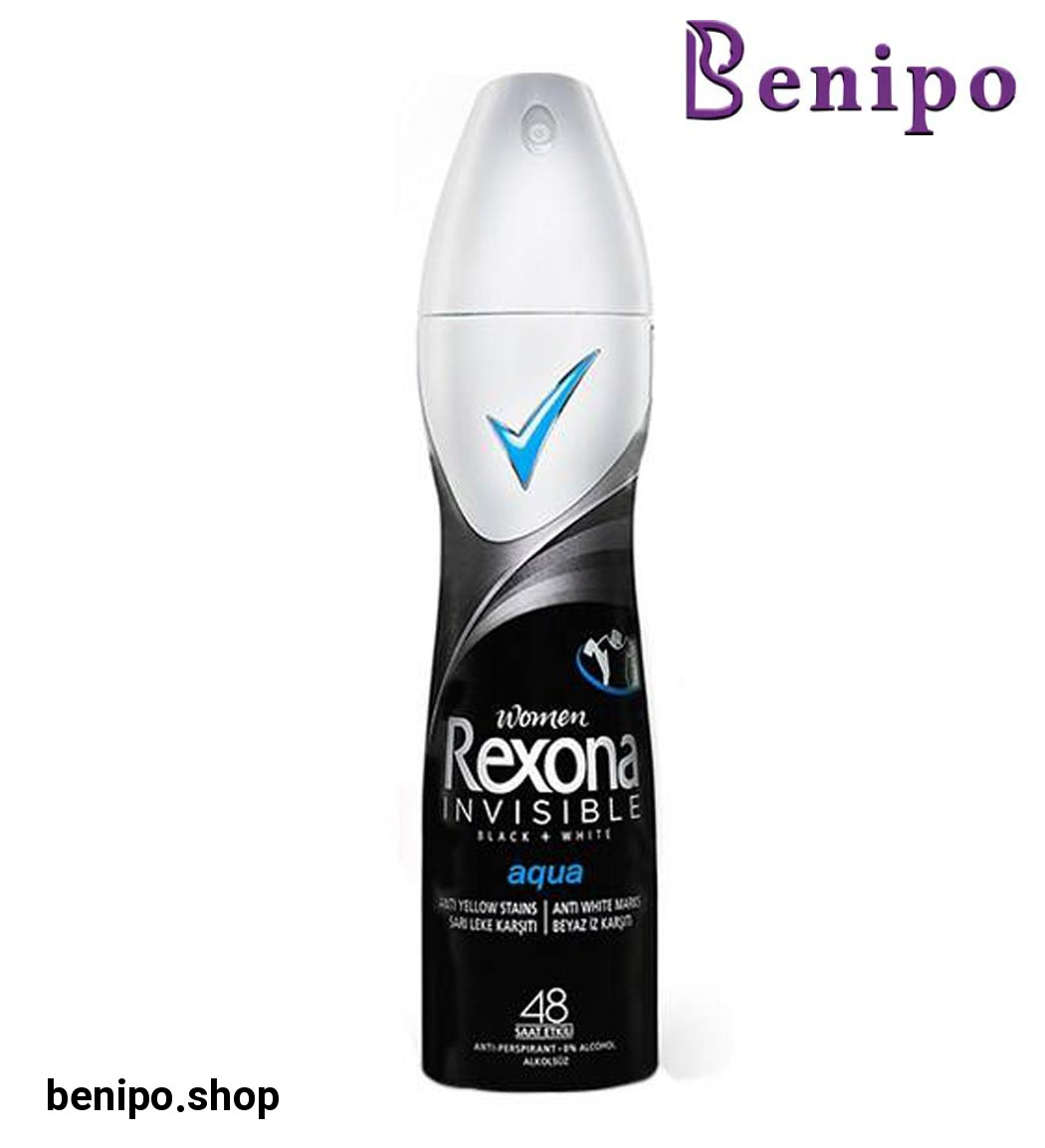 اسپری زنانه اینویزیبل بلک اند وایت آکوآ