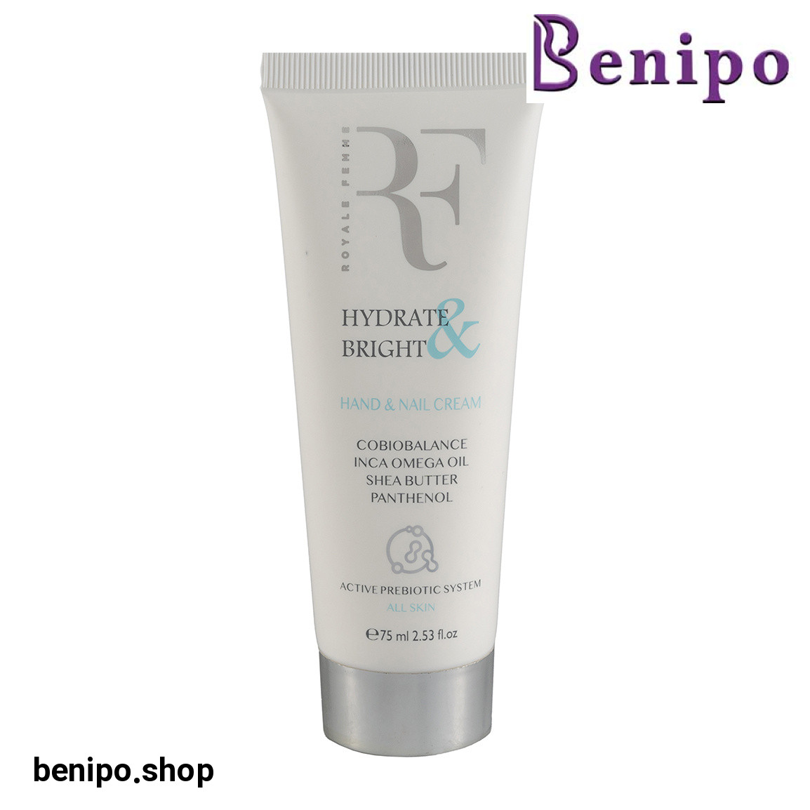 کرم مرطوب کننده و شفاف کننده دست و ناخن حجم 75 میلی لیتر