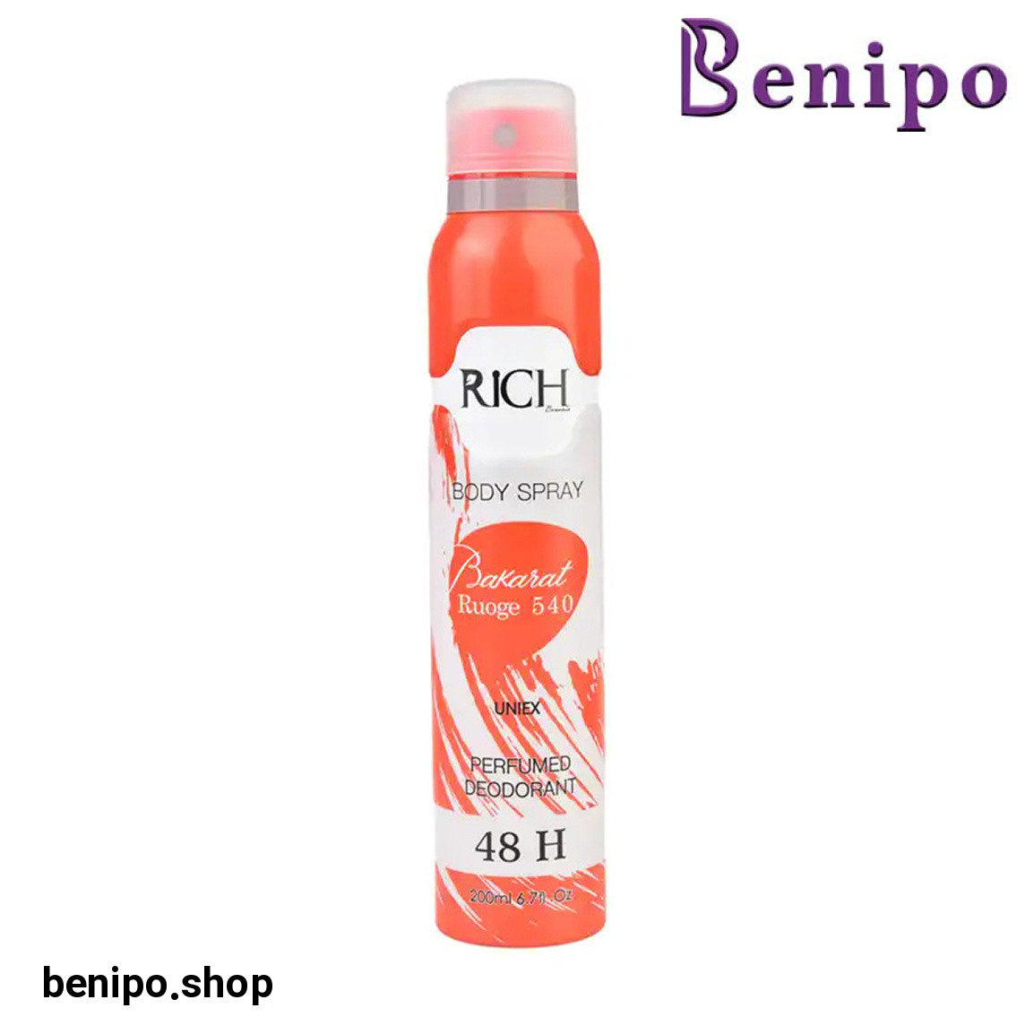 اسپری بدن مردانه مدل Bakarat Ruoge حجم 200 میلی لیتر