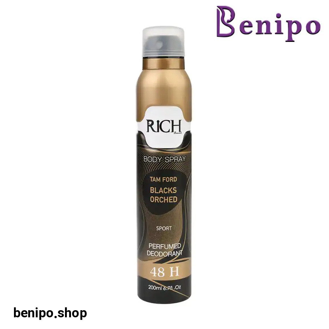 اسپری بدن مردانه مدل Blacks Orched حجم 200 میلی لیتر