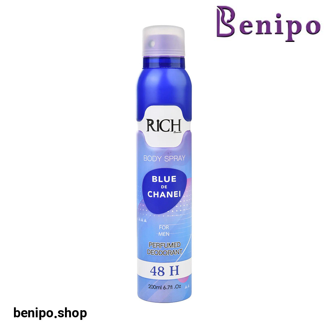 اسپری بدن مردانه مدل Blue De Chanel حجم 200 میلی لیتر