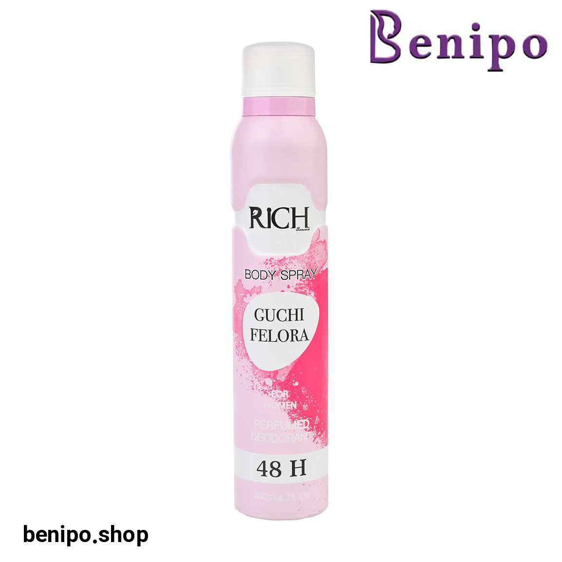 اسپری بدن زنانه مدل Guchi Felora حجم 200 میلی لیتر