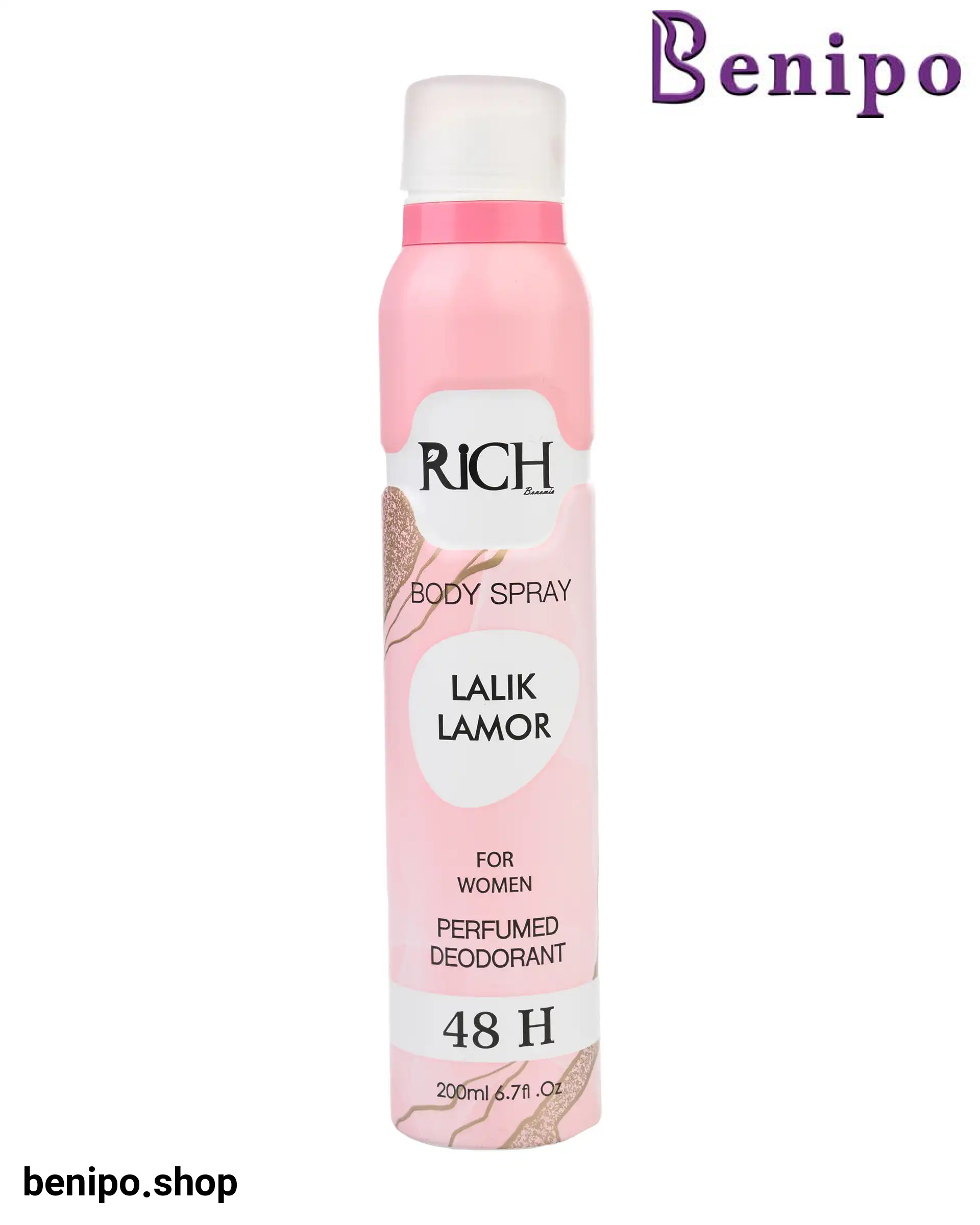 اسپری بدن زنانه مدل Lalik Lamor حجم 200 میلی لیتر
