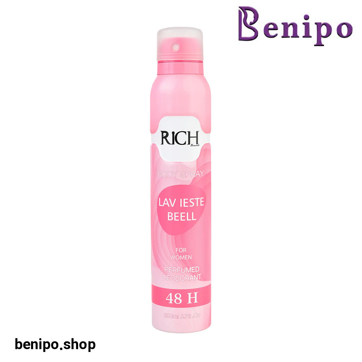 اسپری بدن زنانه مدل Lav Ieste Beell حجم 200 میلی لیتر