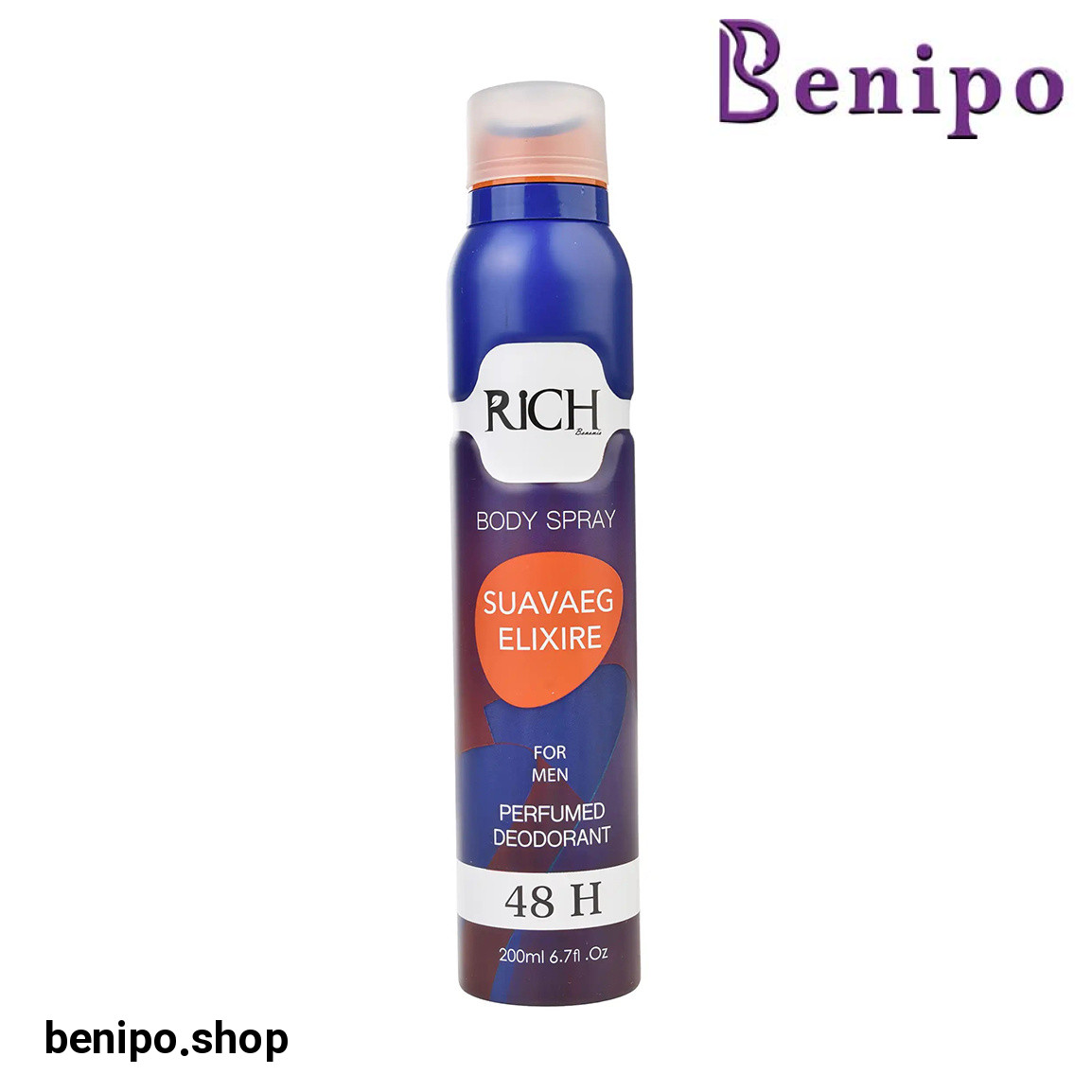 اسپری بدن مردانه مدل Suavaeg Elixire حجم 200 میلی لیتر