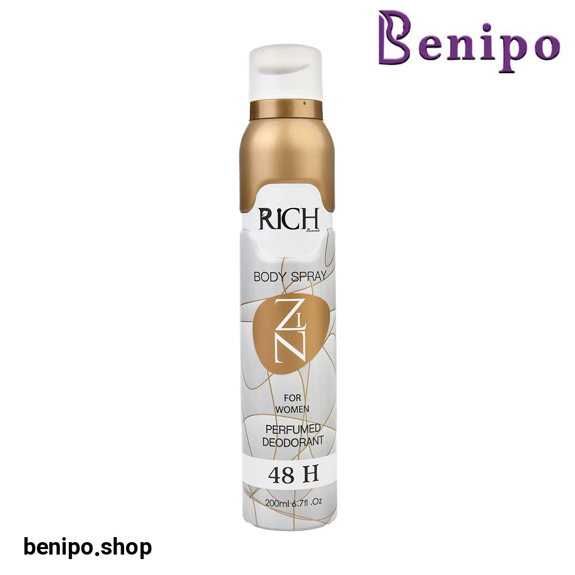 اسپری بدن زنانه مدل Zin حجم 200 میلی لیتر