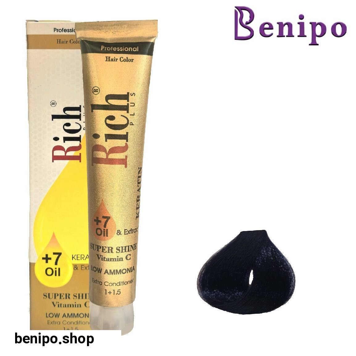 رنگ مو سری خاکستری Ash حجم 100 میلی لیتر