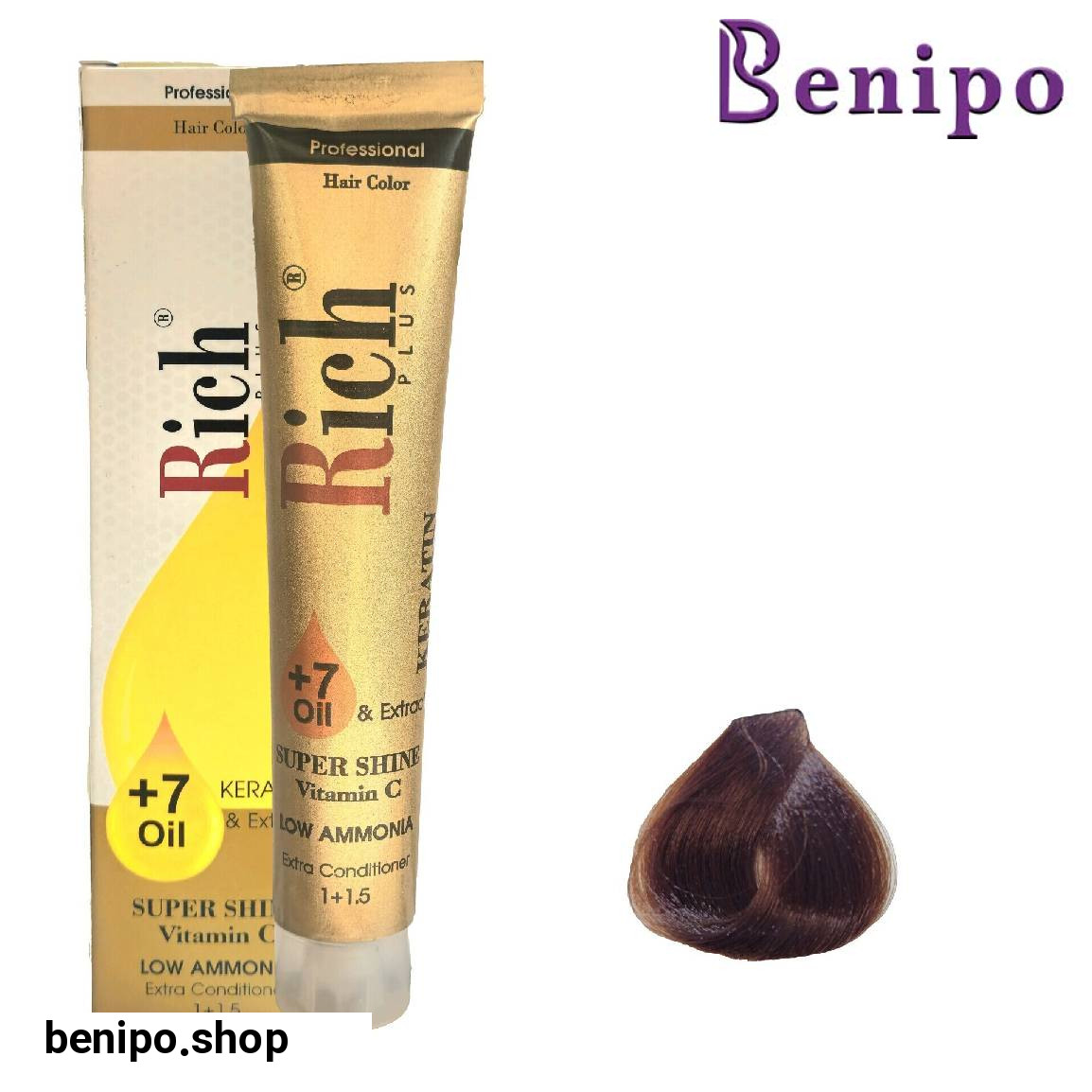 رنگ مو سری فندقی Hazelnut حجم 100 میلی لیتر