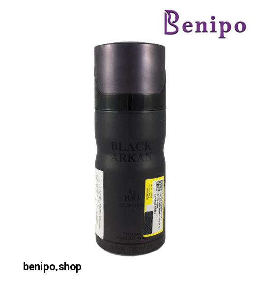 دئودورانت مردانه Black Arkan حجم 150میل