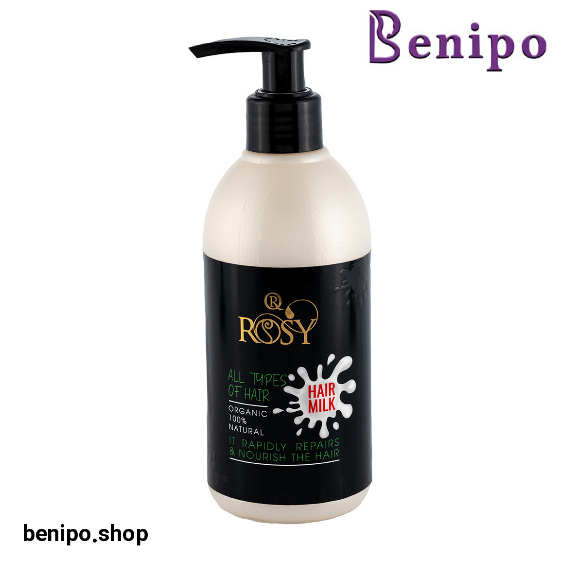 ماسک مو بدون آبکشی حاوی شیر هیدرولیزه شده مناسب انواع مو حجم 300 میلی لیتر