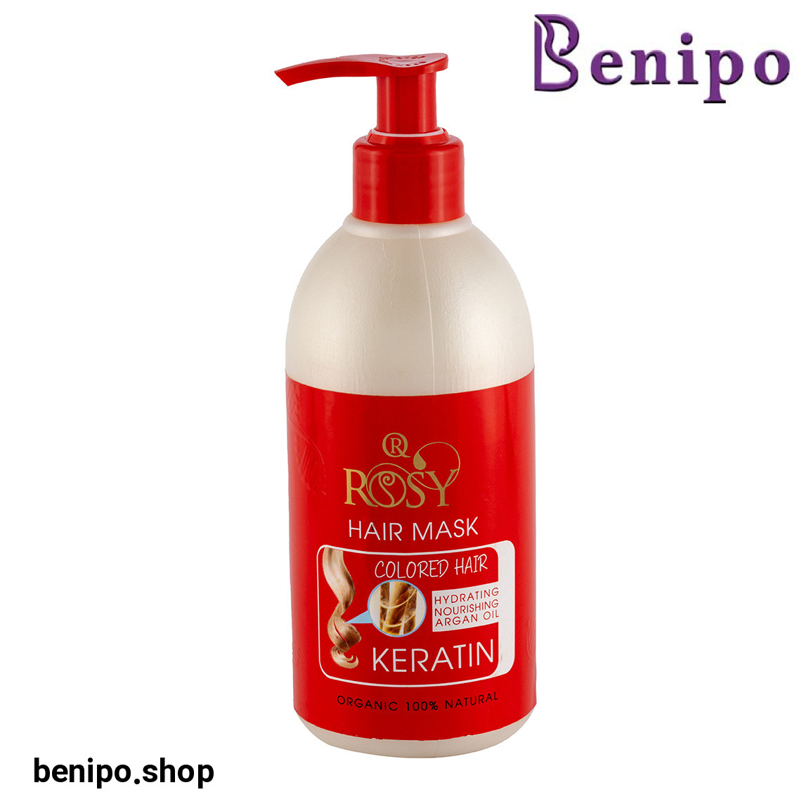 ماسک مو بدون آبکشی حاوی کراتین مناسب مو رنگ شده حجم 300 میلی لیتر